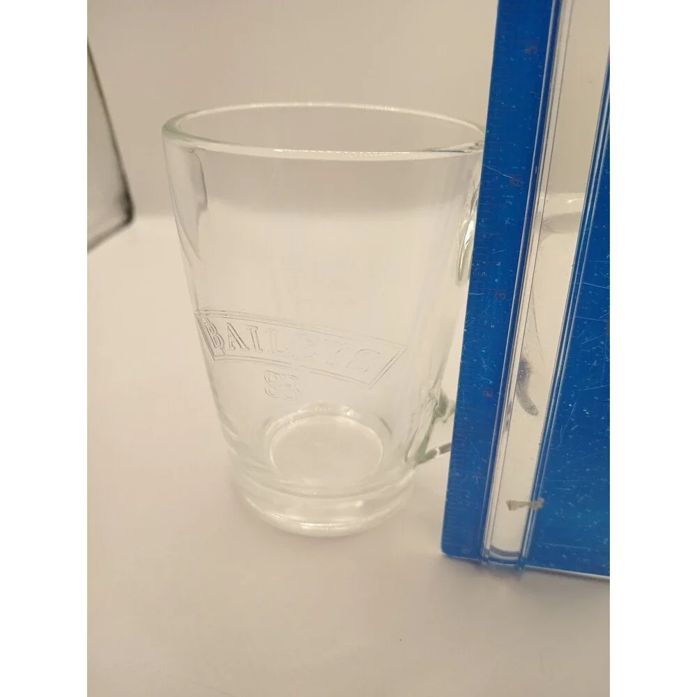 Bailey's Irish Cream Clear Glass Coffee Mug 10 oz EUC